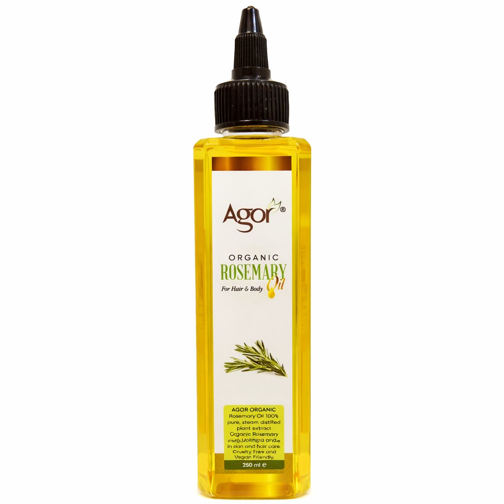 Rosemary Oil för hårväxt – Agor Organic Hårolja 250ml