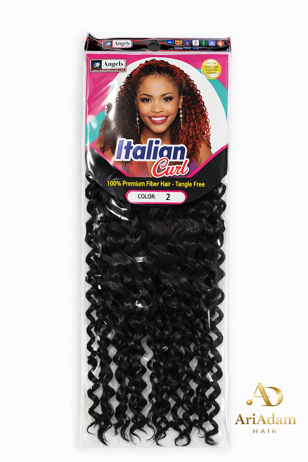 Angels Italian Curl – 100% Premium Fiber Hair (Color 2)