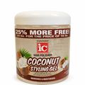 Fantasia IC Coconut Styling Gel 20oz – Moisturizing Hair Gel