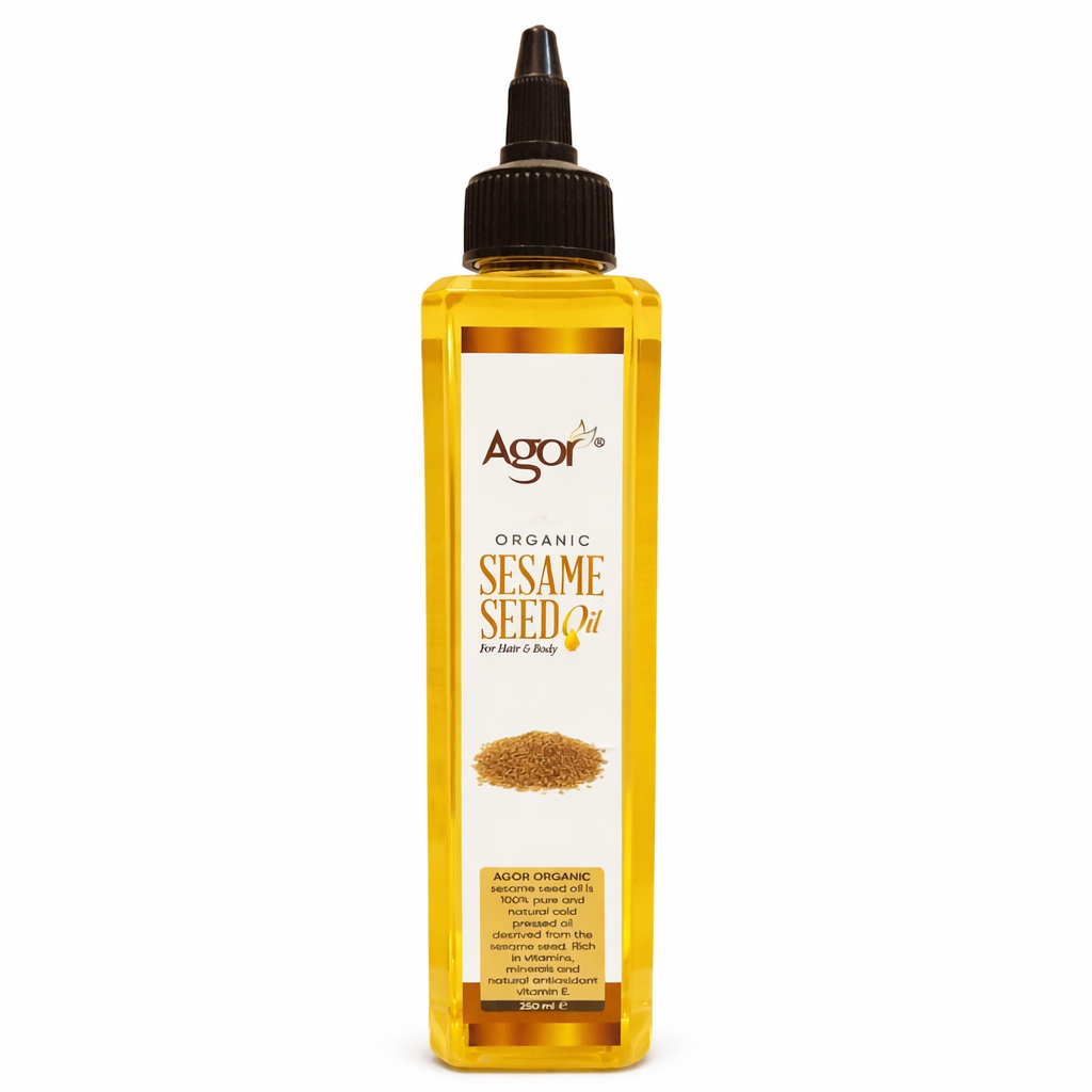 Agor Organic Sesame Seed Oil – Närande & Stärkande Hårolja 250ml