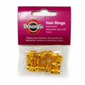 Dreamfix Hair Rings Gold – 12pcs Adjustable Hair Accessories
