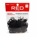 RED by KISS Rubber Bands 300pcs – Strong & Elastic (Black)