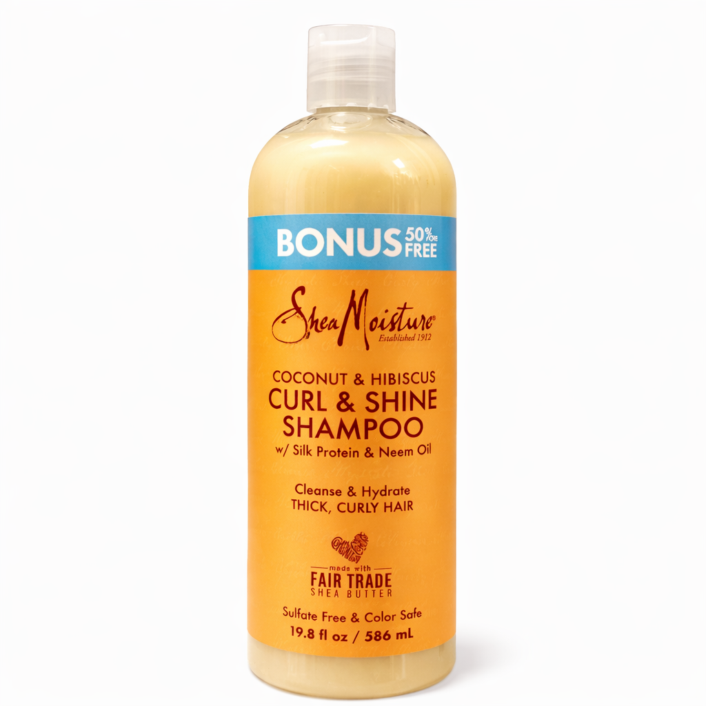 SheaMoisture Coconut & Hibiscus Curl & Shine Shampoo 586ml