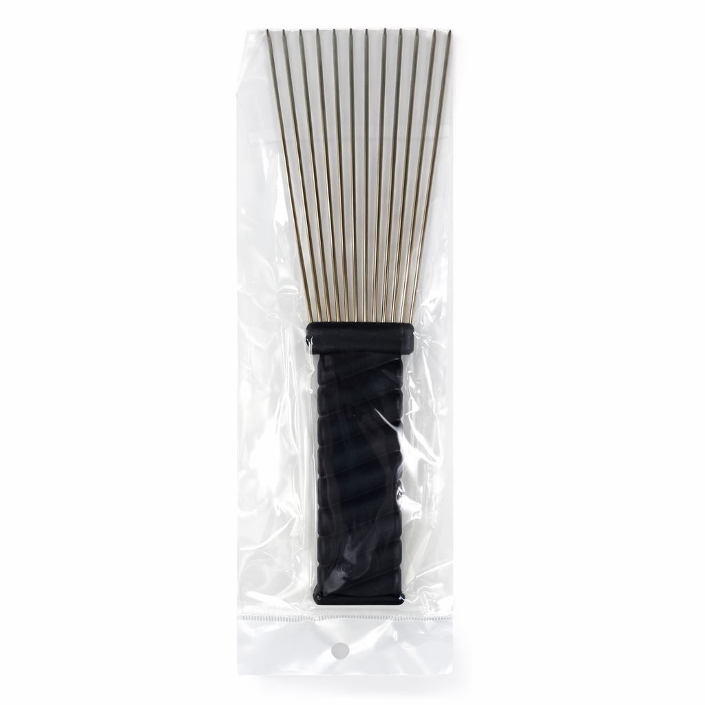 Afro Hair Pick Comb – Professionell Volymkam i Metall