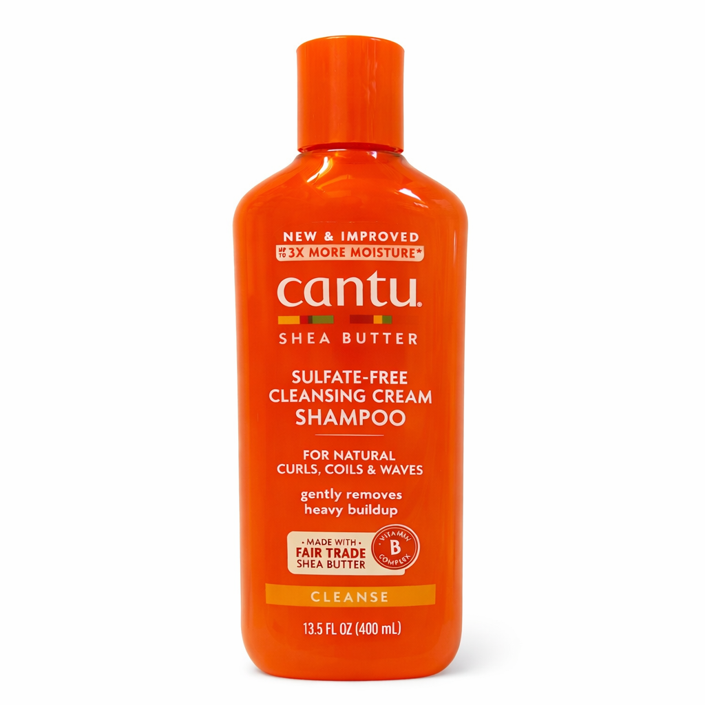 Cantu Shea Butter Sulfate-Free Cleansing Cream Shampoo – För Lockigt Hår 400 ml