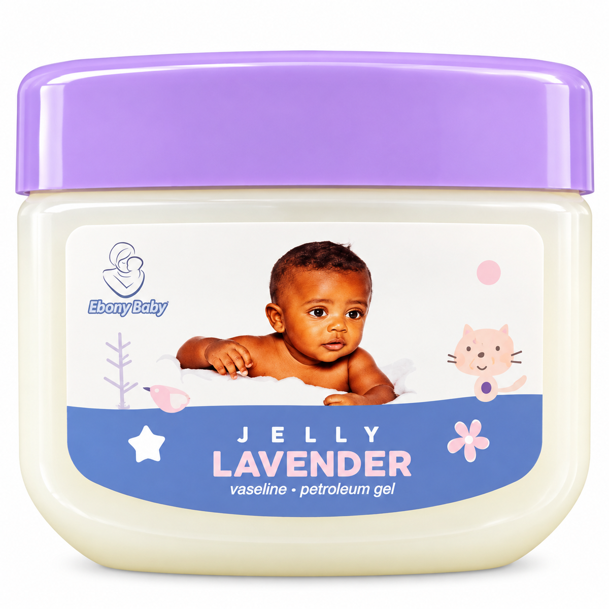 Ebony Baby Jelly Lavender Vaseline Petroleum Gel – 440 ml