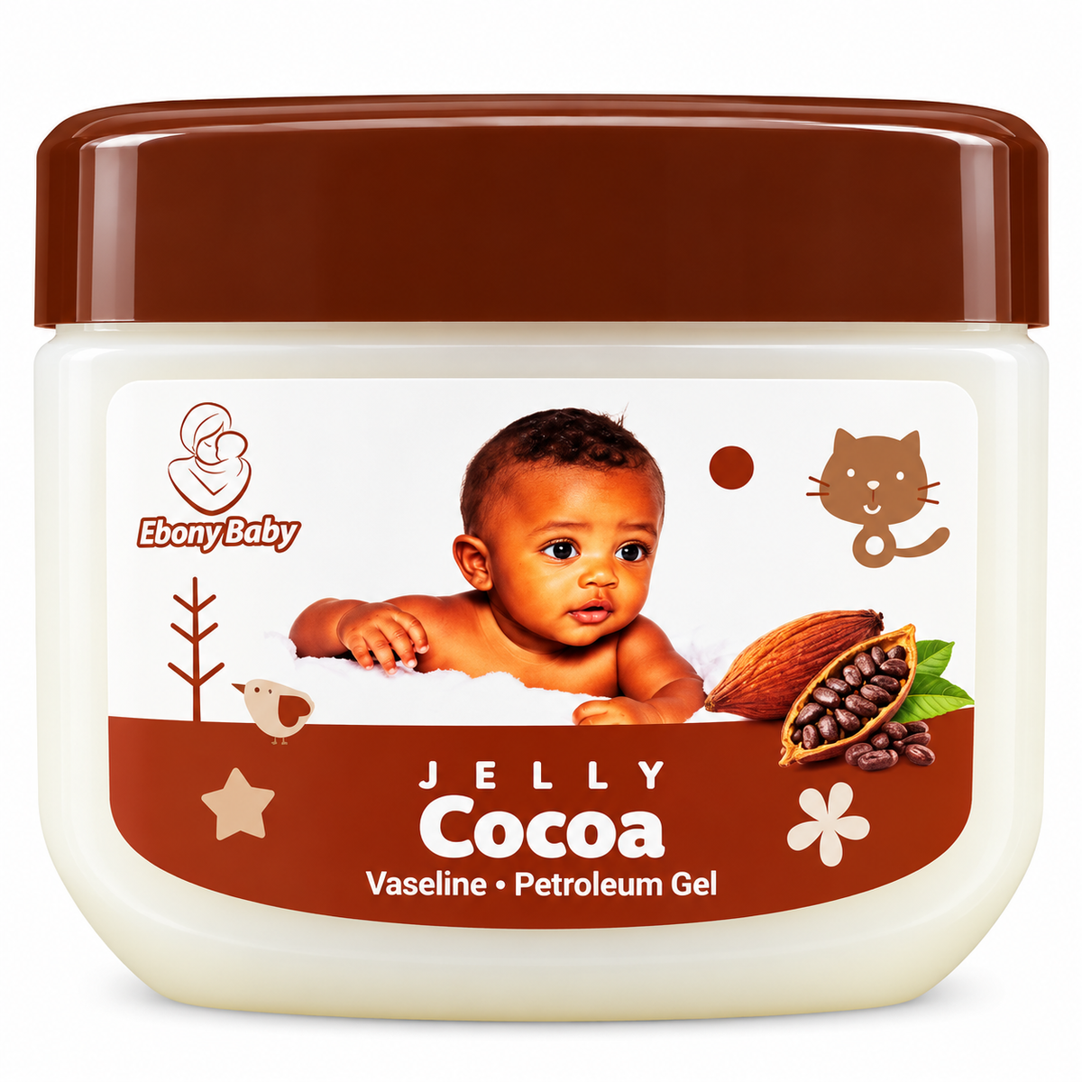 Ebony Baby Jelly Cocoa – Vaseline Petroleum Gel – 440 ml