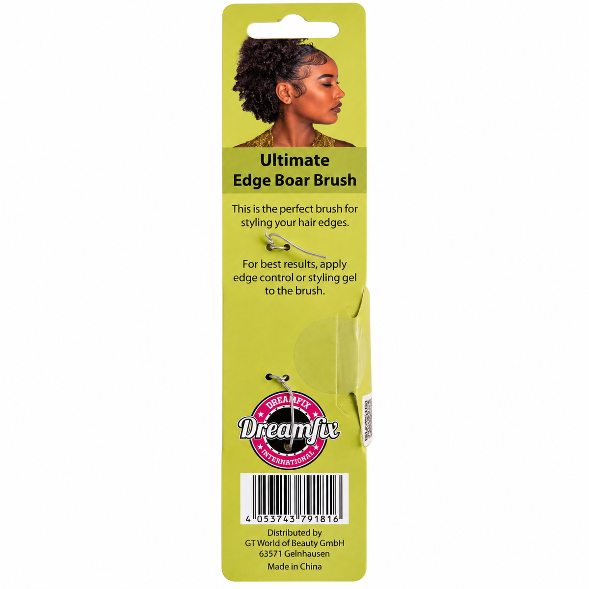Dreamfix Ultimate Edge Boar Brush – 100% Boar Bristles