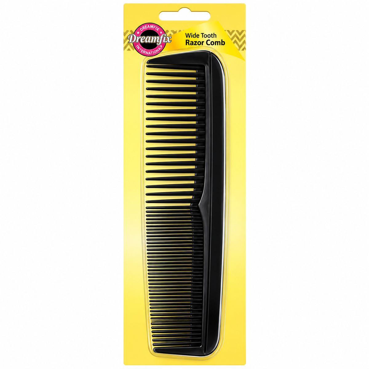 Dreamfix Wide Tooth Razor Comb – Svart