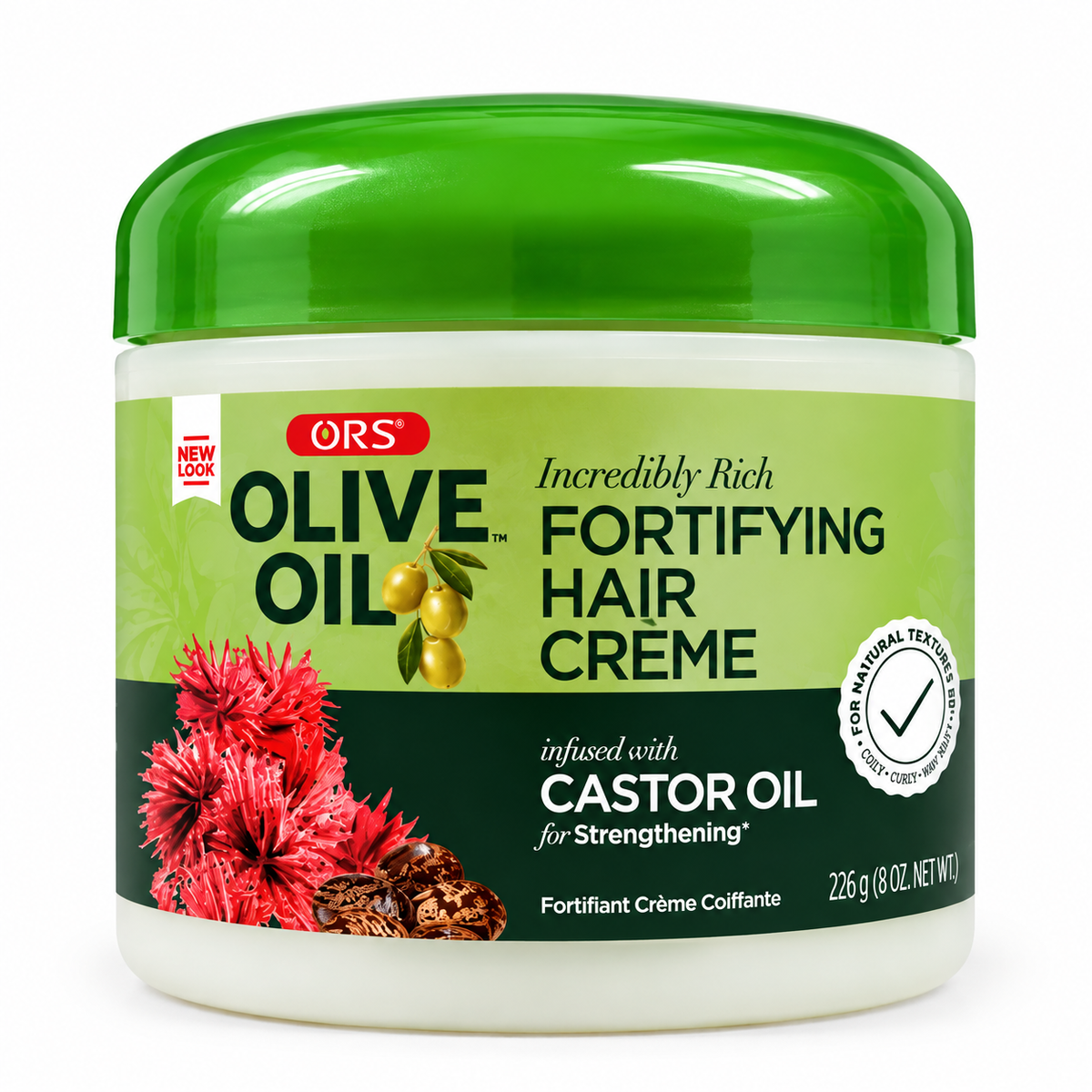 ORS Olive Oil Fortifying Hair Crème med Castor Oil – 226 g