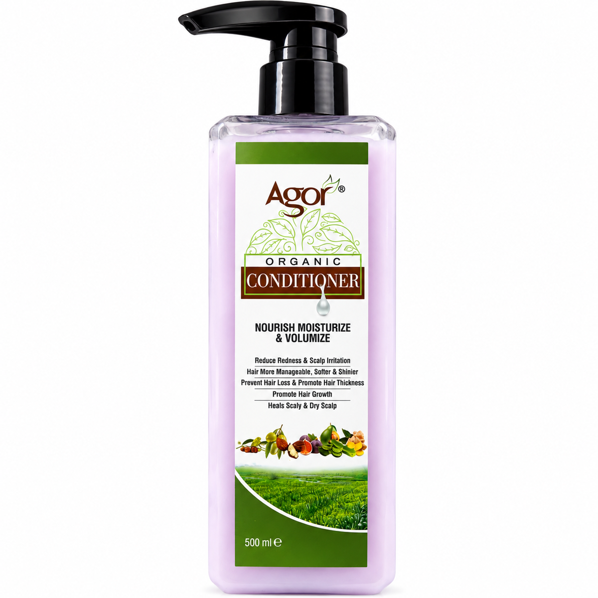 Agor Organic Conditioner – Nourish Moisturize & Volumize – 500 ml