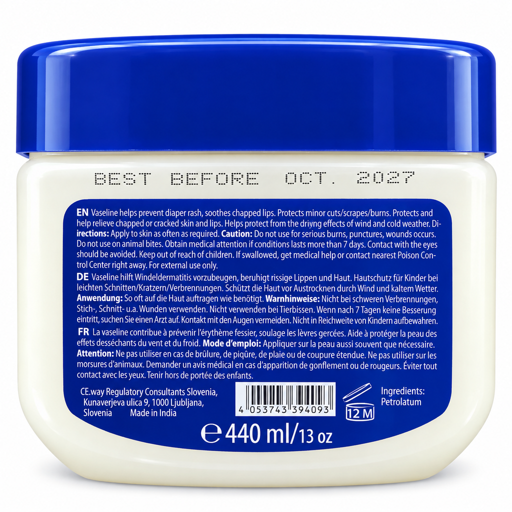 Pure Vaseline Perfect Clear Jelly Petroleum Gel – 440 ml