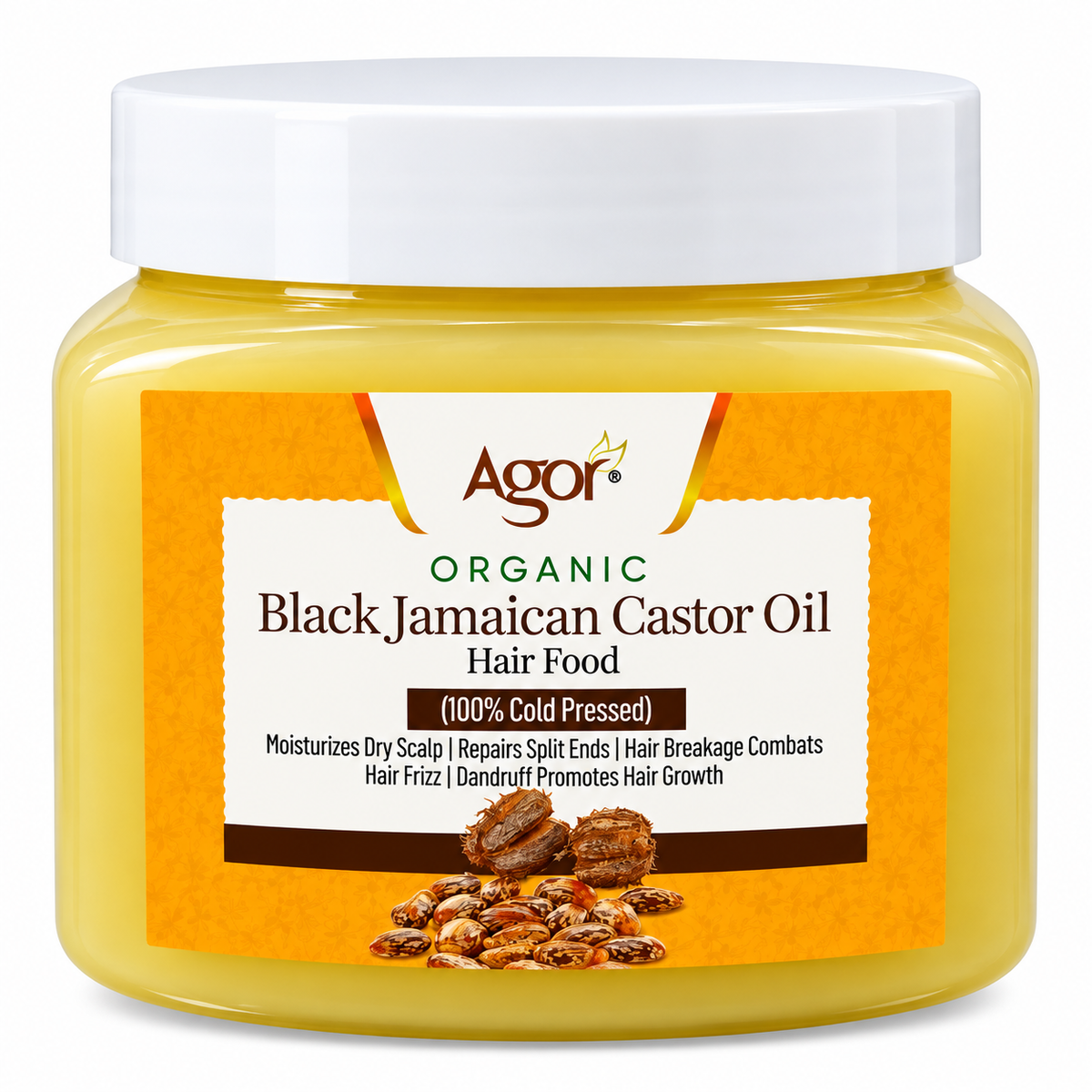 Agor Organic Black Jamaican Castor Oil Hair Food – 300 ml