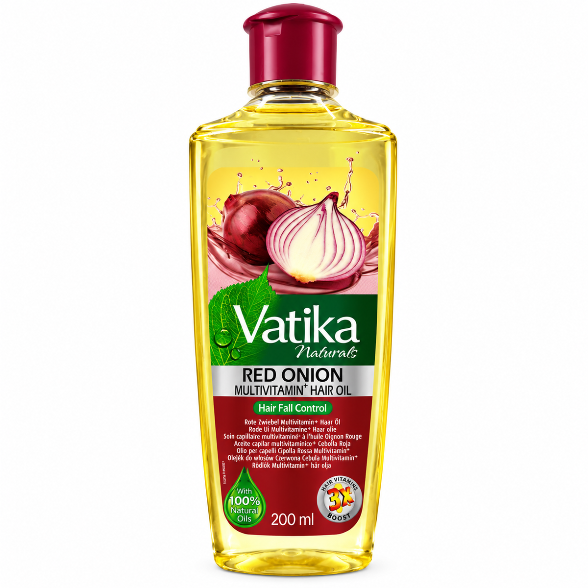 Vatika Naturals Red Onion Multivitamin+ Hair Oil – 200 ml